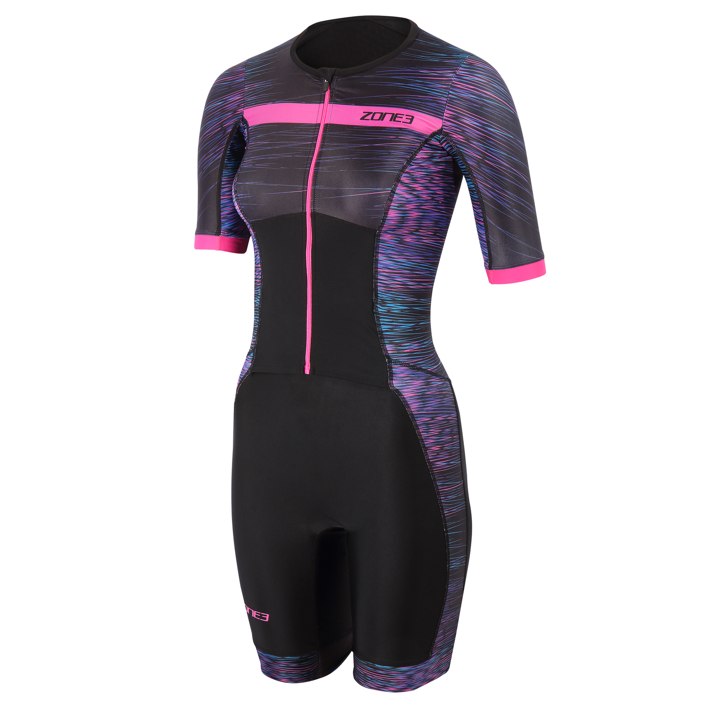 ZONE3 Women's Activate+ Full Zip Short Sleeve Trisuit (Momentum)
