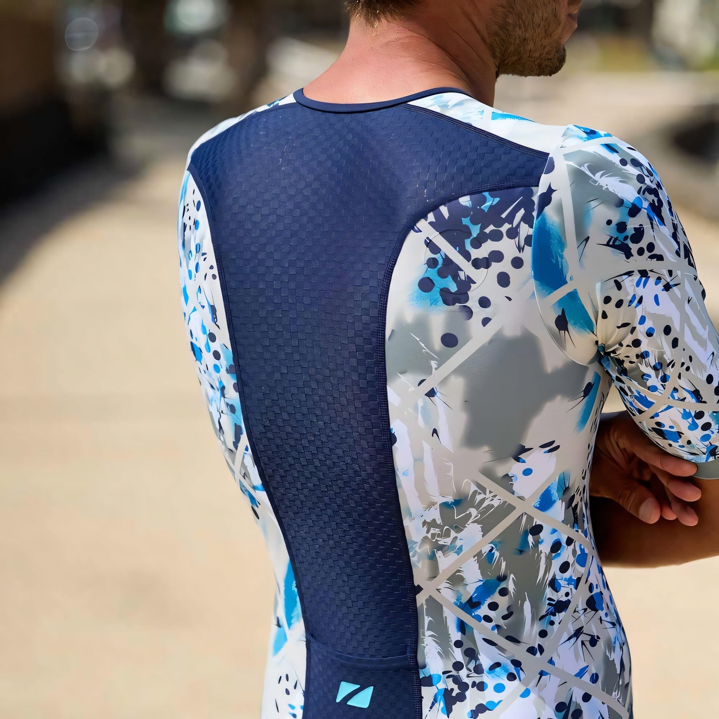 ZONE3 Men's Activate+ Short Sleeve Trisuit (Momentum II / Revolution II)