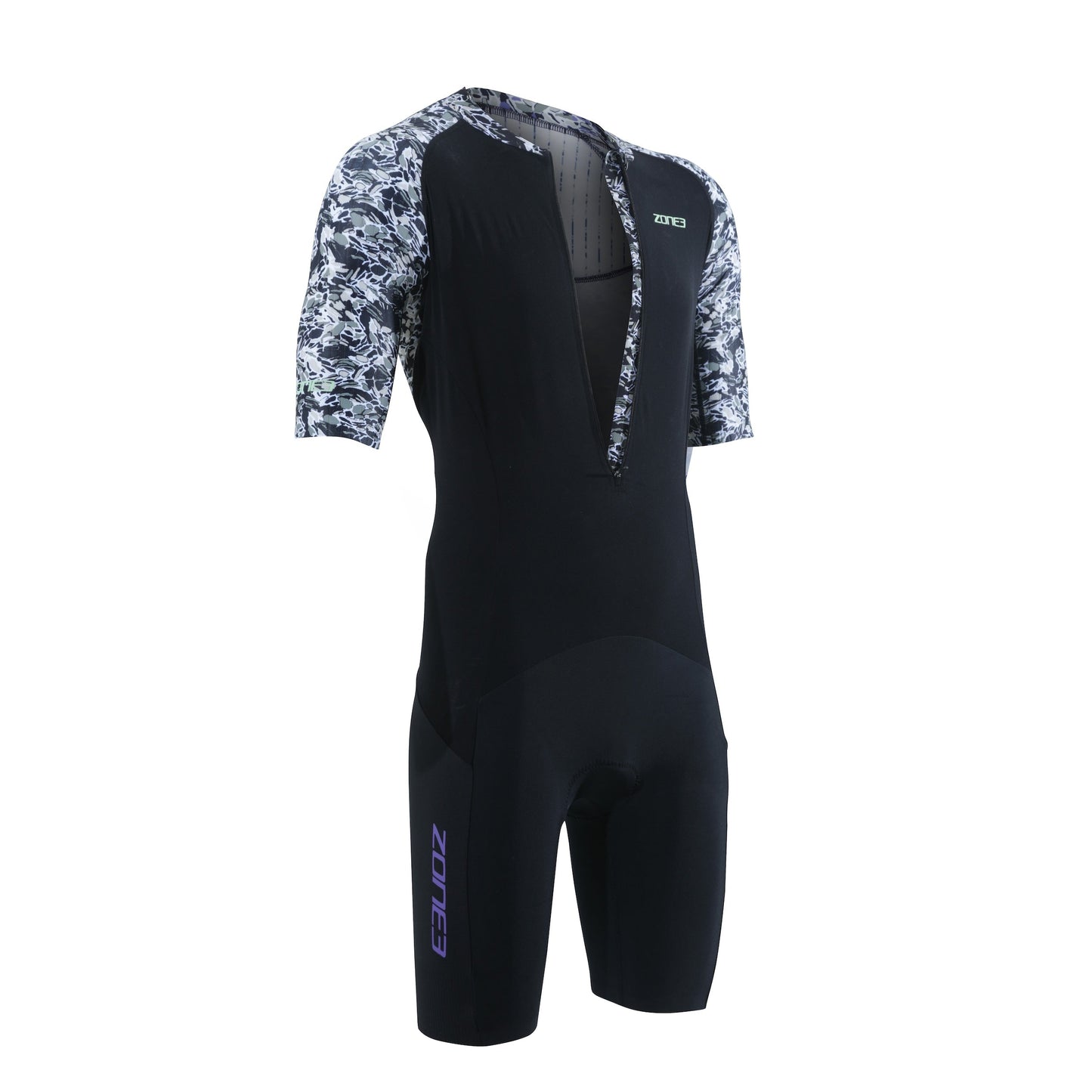 ZONE3 Men's Lava Short Sleeve Trisuit