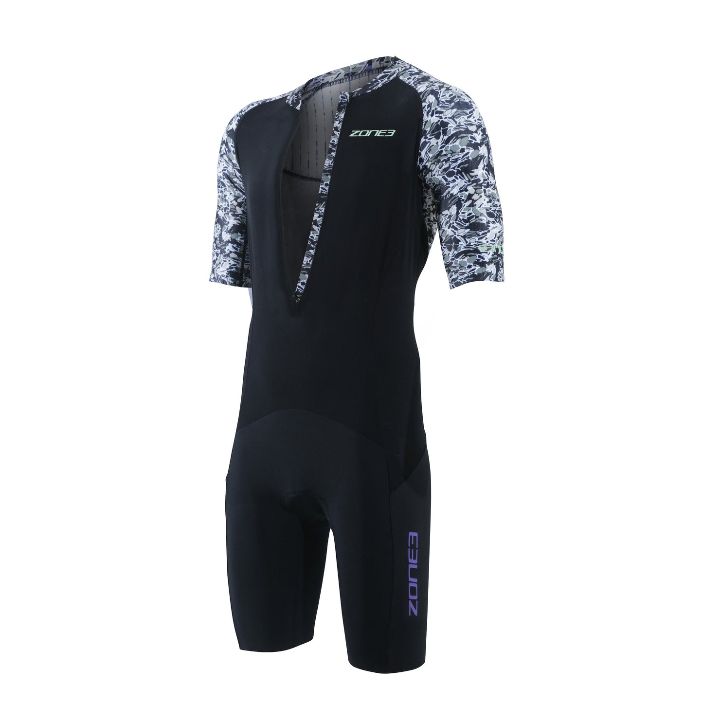 ZONE3 Men's Lava Short Sleeve Trisuit