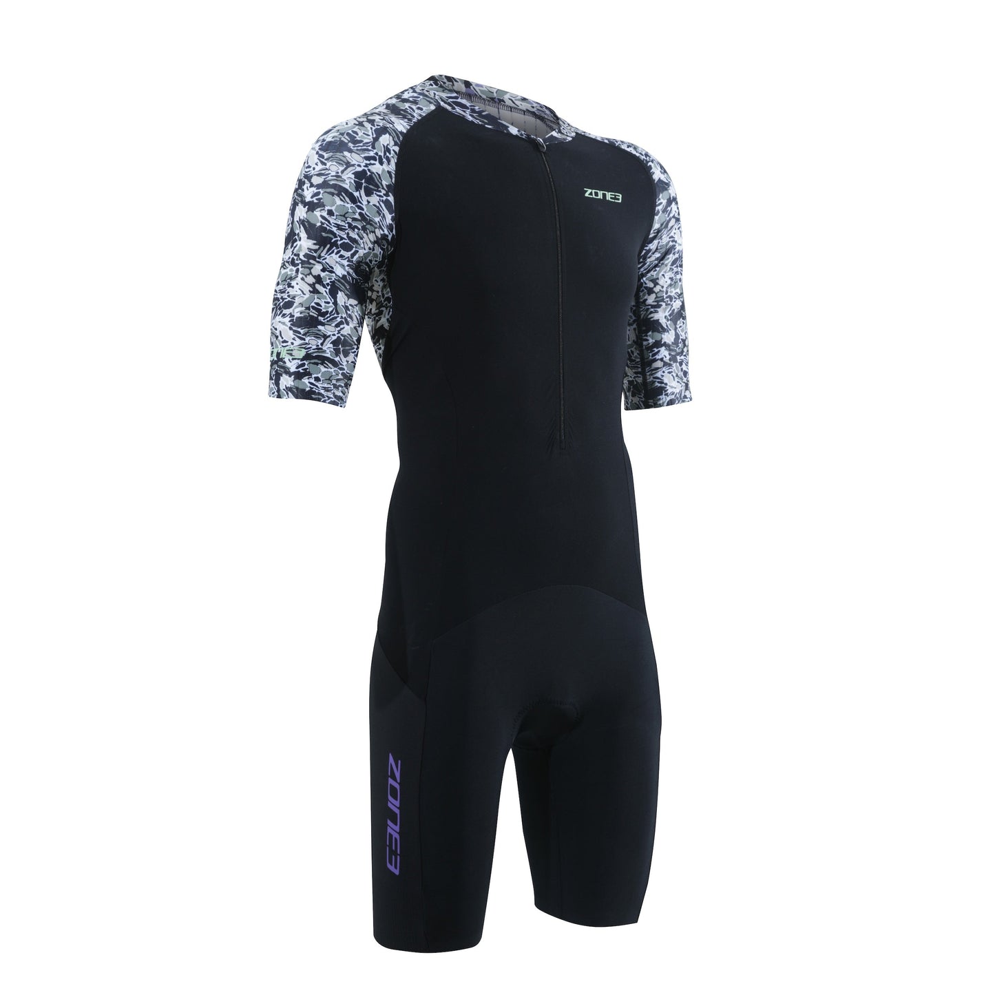 ZONE3 Men's Lava Short Sleeve Trisuit