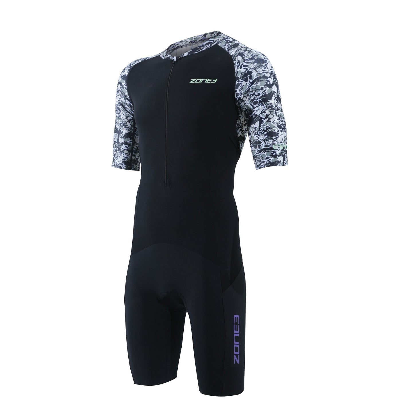 ZONE3 Men's Lava Short Sleeve Trisuit