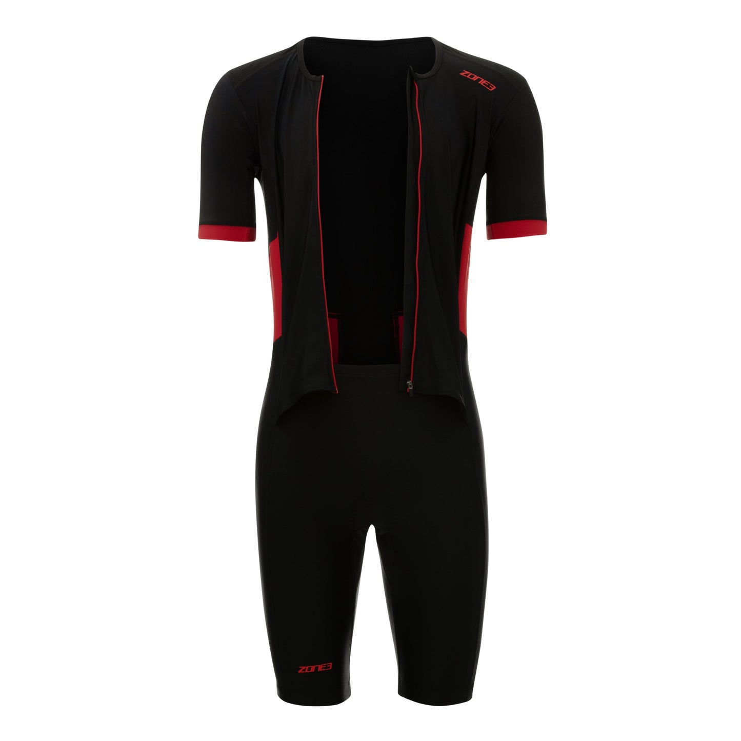 ZONE3 Men's Activate Short Sleeve Full Zip Trisuit