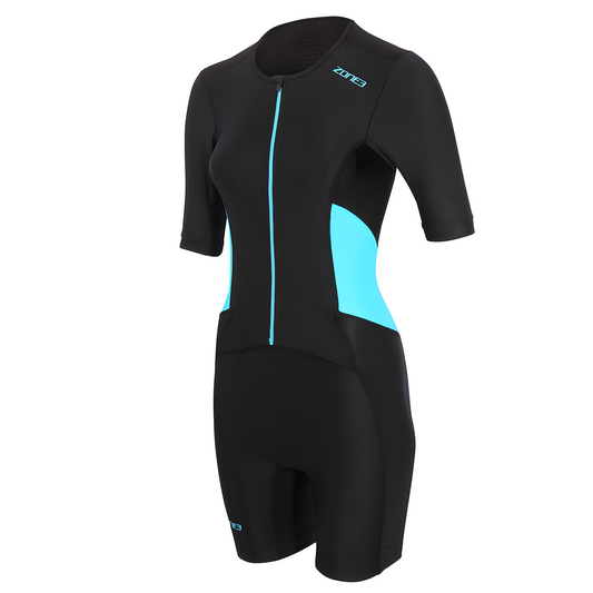 ZONE3 Women's Activate Short Sleeve Full Zip Trisuit
